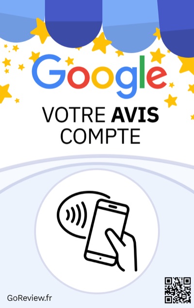 Plaque NFC GoReview